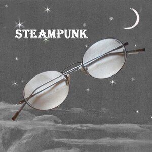 Boho Hippie Glasses, Oval Shape UNISEX Steampunk Vibe